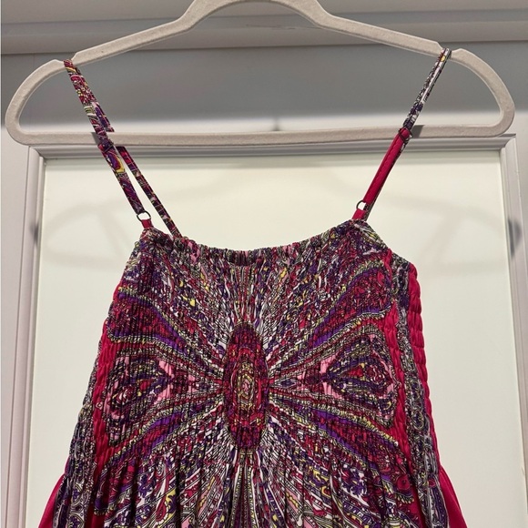 Boho India Boutique Tie Dye Print Maxi Dress One Size - Picture 6 of 12